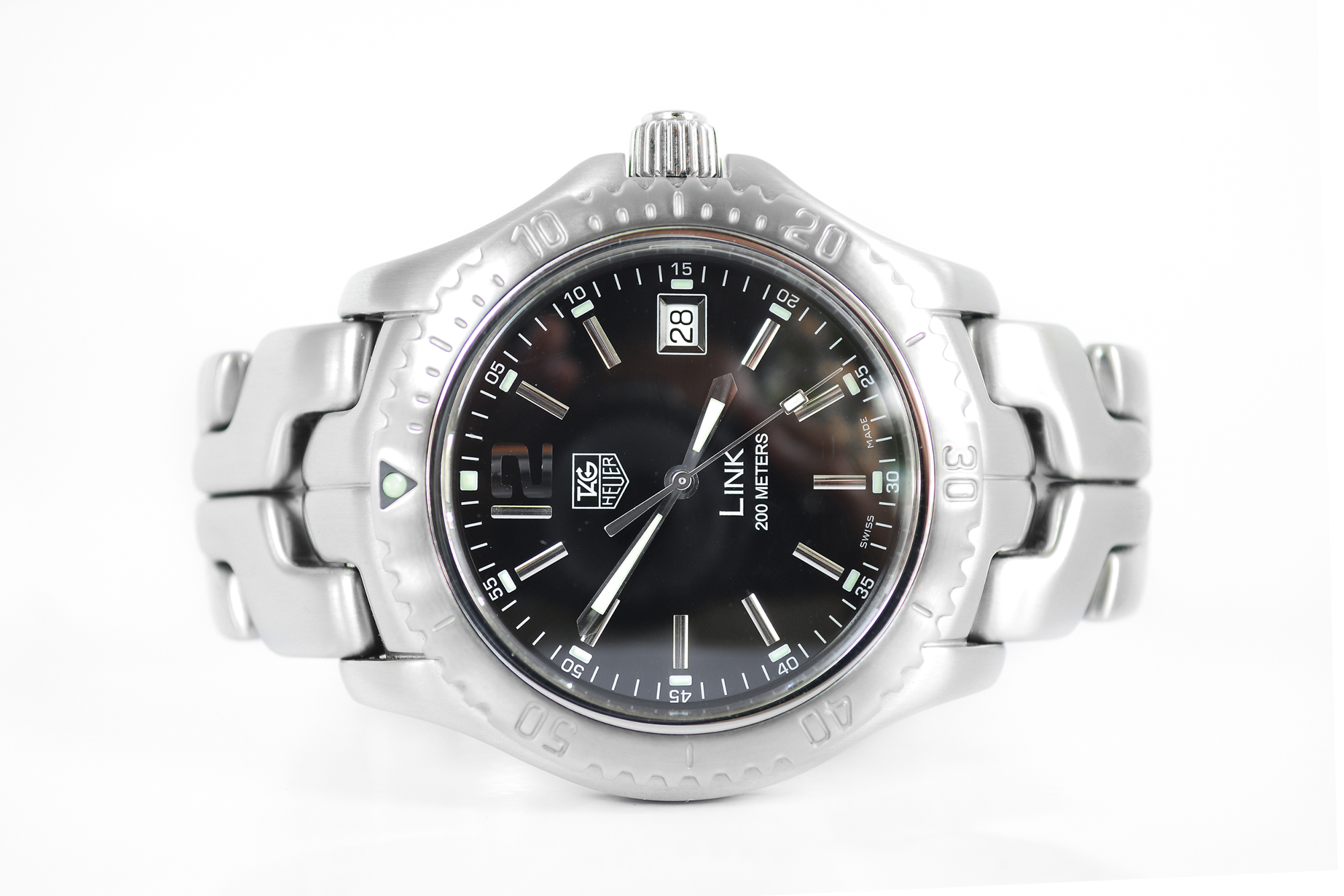 Tag Heuer Link Quartz King size หน้าดำ (Sold)