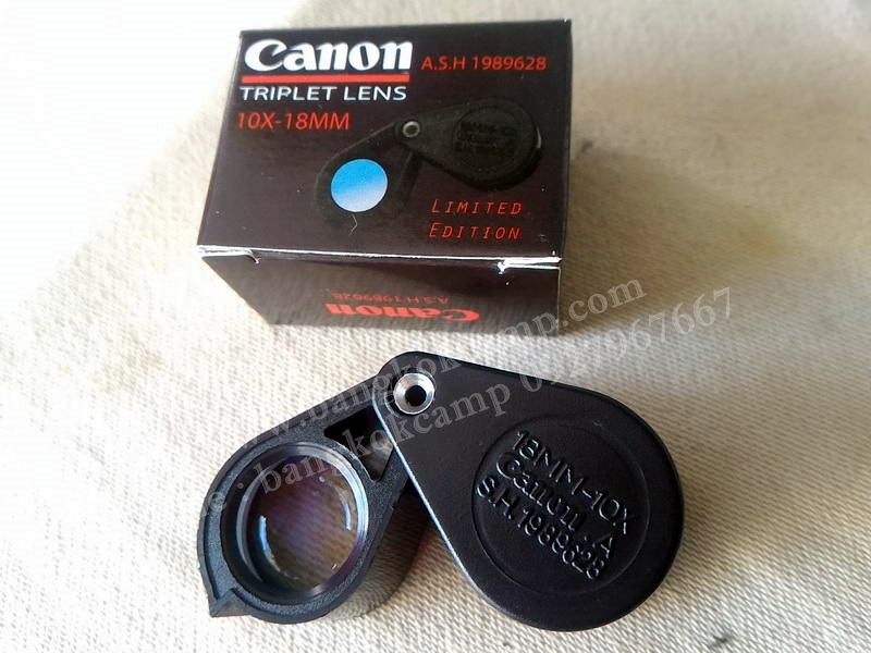 กล้องส่องพระ CANON A.S.H 1989628 กำลังขยาย10X บอดี้ดำ-ดำ