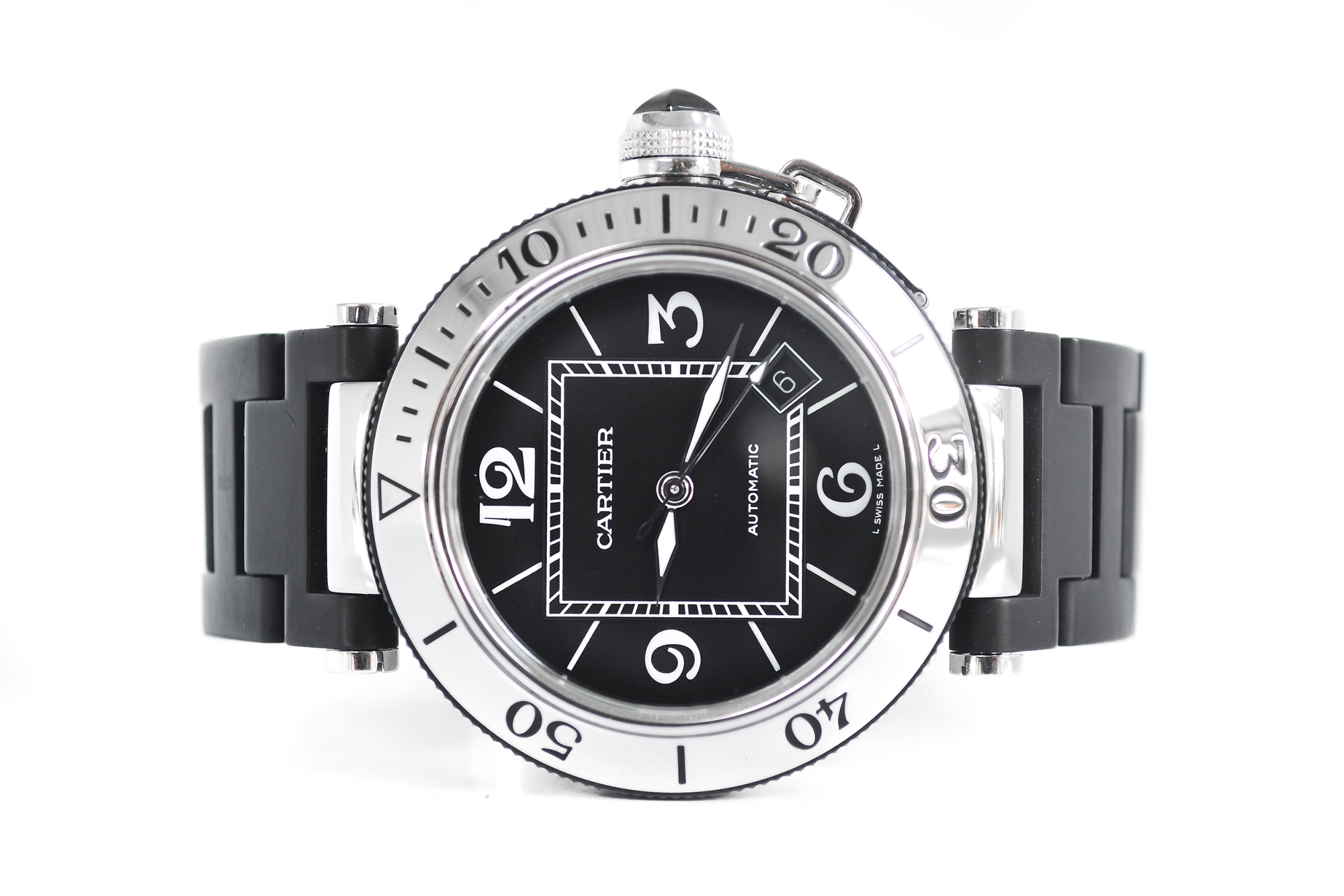 Cartier Pasha Seatimer Automatic หน้าดำ