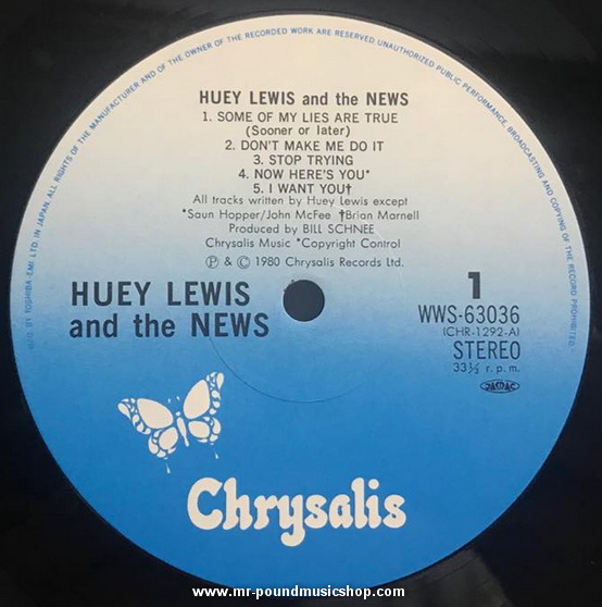 Huey Lewis And The News - Huey Lewis And The News