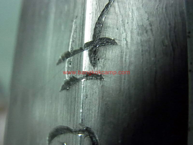 ดาบซามูไร ลายเสือ ขนาดกลาง ใบมีดเป็นเหล็กลาย (ใบมีดดามัสกัส)