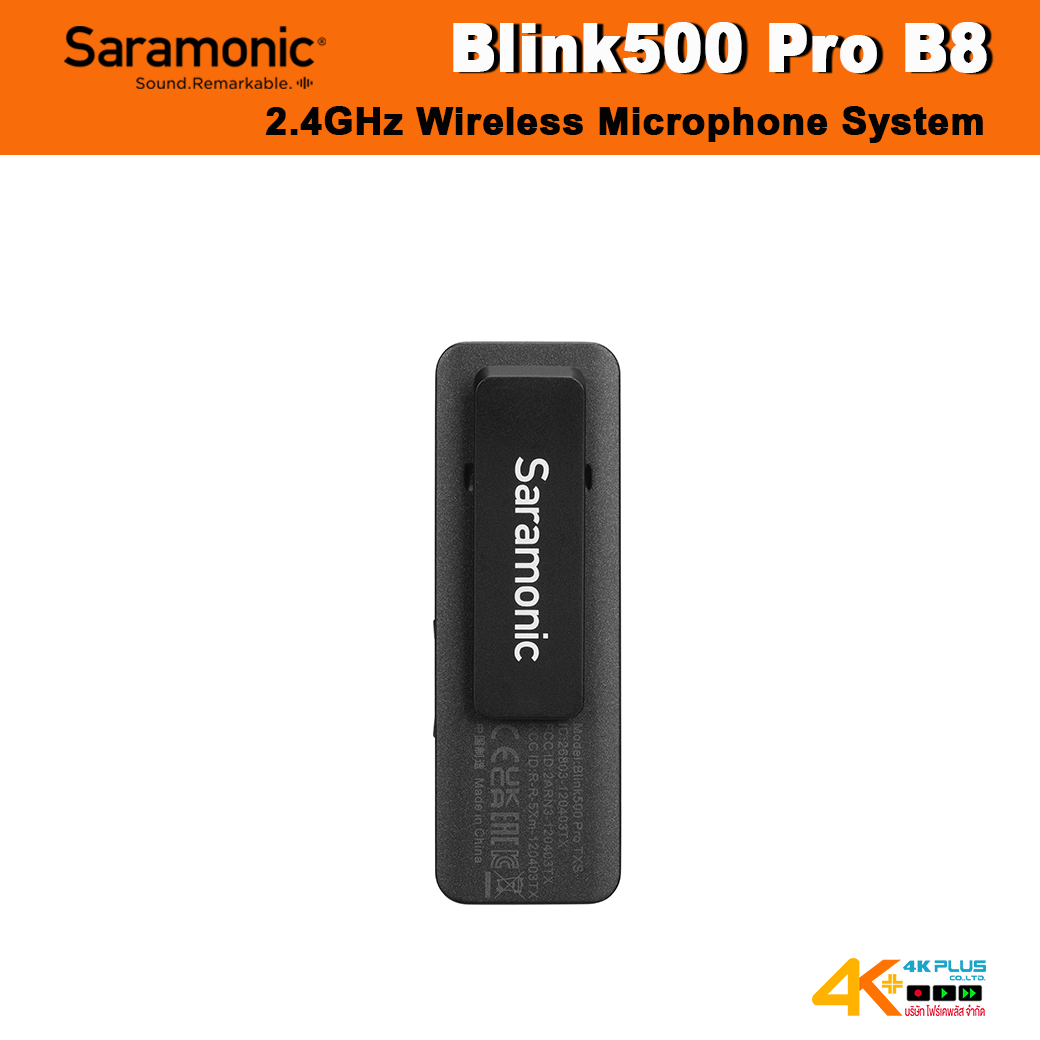 Saramonic Blink500 Pro B8 2.4GHz Wireless Microphone System ***สินค้ายกเลิกการผลิต***