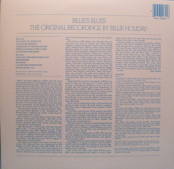 Billie Holiday - Billie's Blues (The Original Recordings By Billie Holiday)