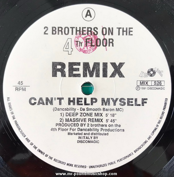 2 Brothers On The 4th Floor - Can't Help Mysalf (Remix)