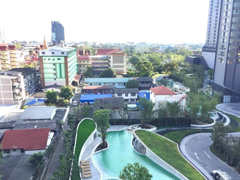 ให้เช่าคอนโด IDEO O2 (ไอดีโอ โอทู ) ห้องสตูดิโอ 1 ห้องน้ำ ขนาด 26 ตรม ชั้น 9 อาคาร A