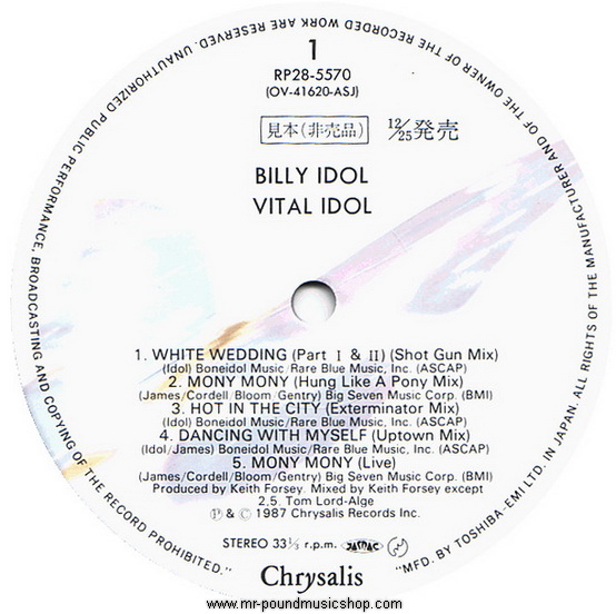 Billy Idol - Vital Idol