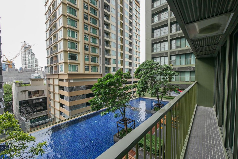 ให้เช่าคอนโด Noble Solo (โนเบิล โซโล) ทองหล่อ (25,000 บาท/เดือน) คอนโด 1 ห้องนอนเพิ่งปรับปรุงใหม่ ชั้น 6 วิวสระน้ำ