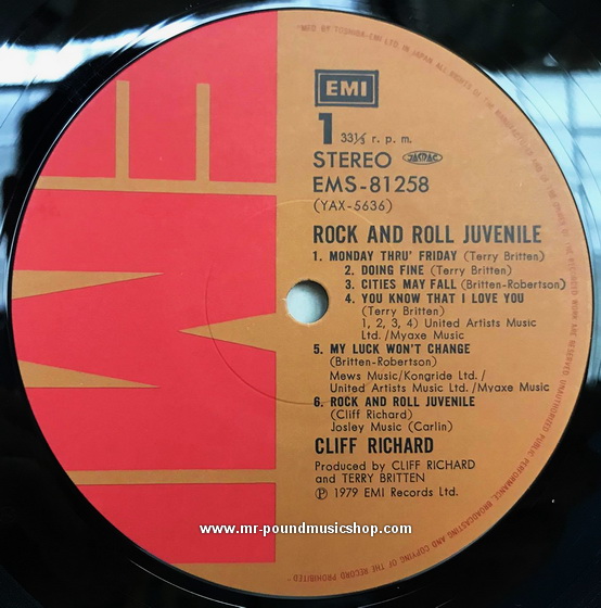 Cliff Richard - Rock 'N' Roll Juvenile