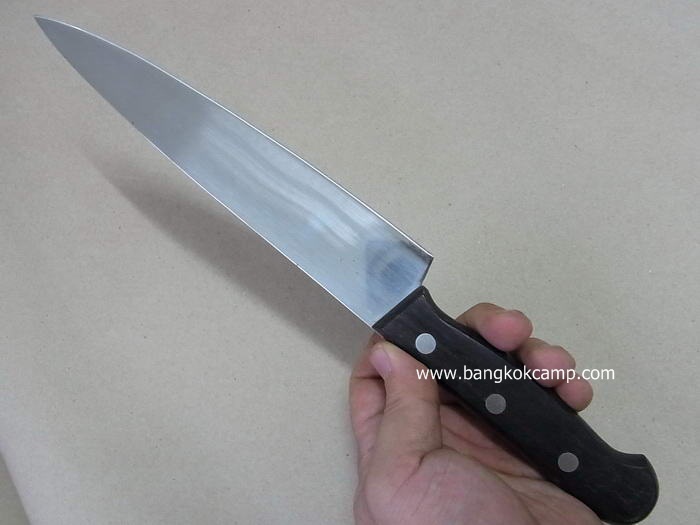 มีด Victorinox ใบมีด 7.5 นิ้ว ด้ามไม้ Made in Switzerland ใหม่ แท้