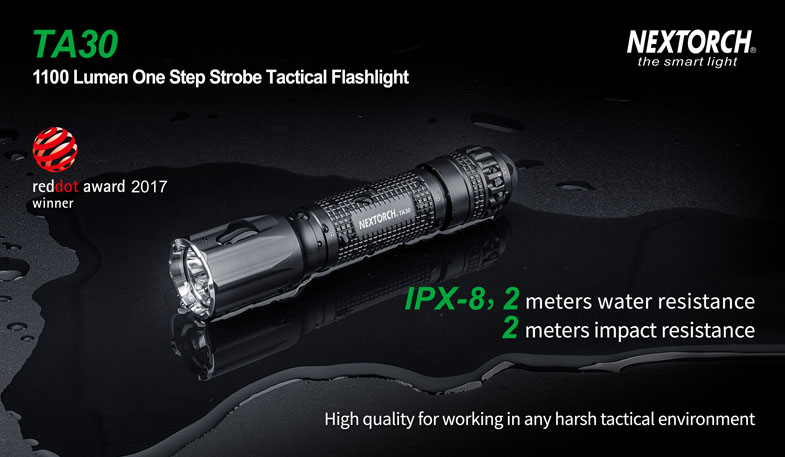 ไฟฉาย Nextorch TA30 1100 Lumens One Step Tactical Flashlight