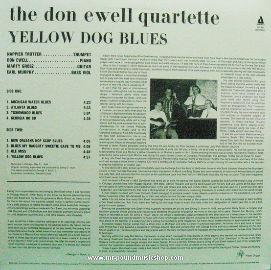 Don Ewell Quartette - Yellow Dog Blues