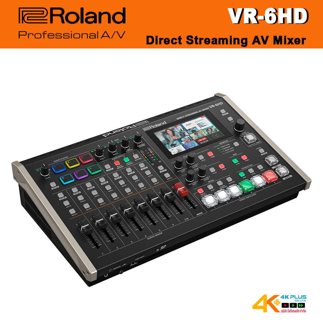 Roland VR-6HD all-in-one Live streaming AV mixer