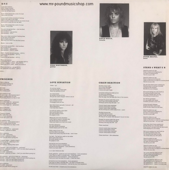 Accept - Eat The Heat