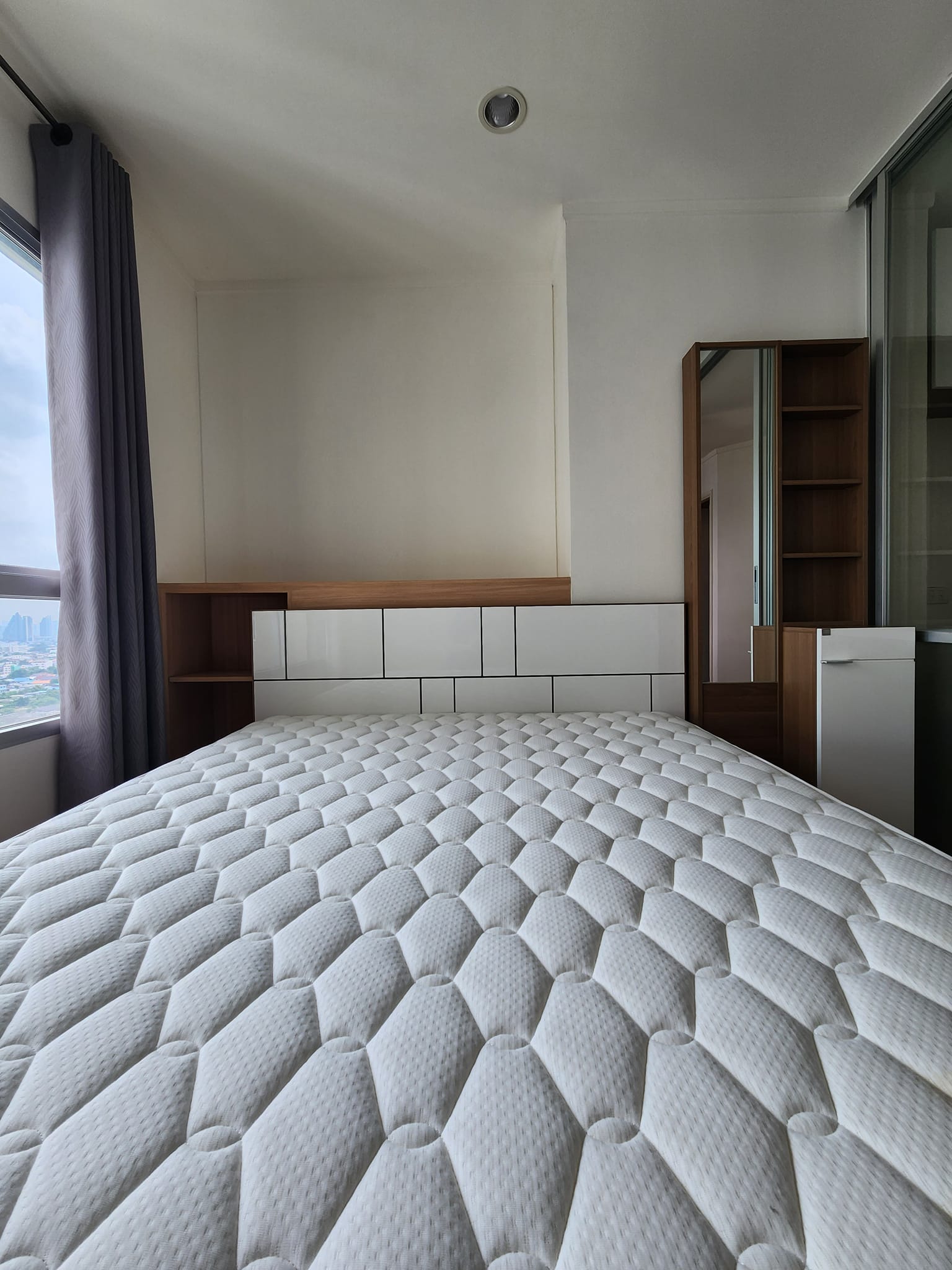 ให้เช่าคอนโด Lumpini Park Rattanathibet – Ngamwongwan ลุมพินี พาร์ค รัตนาธิเบศร์-งามวงศ์วาน อาคาร A ชั้น 22 ขนาด 27 ตร.ม. ห้องมุม พร้อมเครื่องใช้ไฟฟ้าและเครื่องซักผ้า