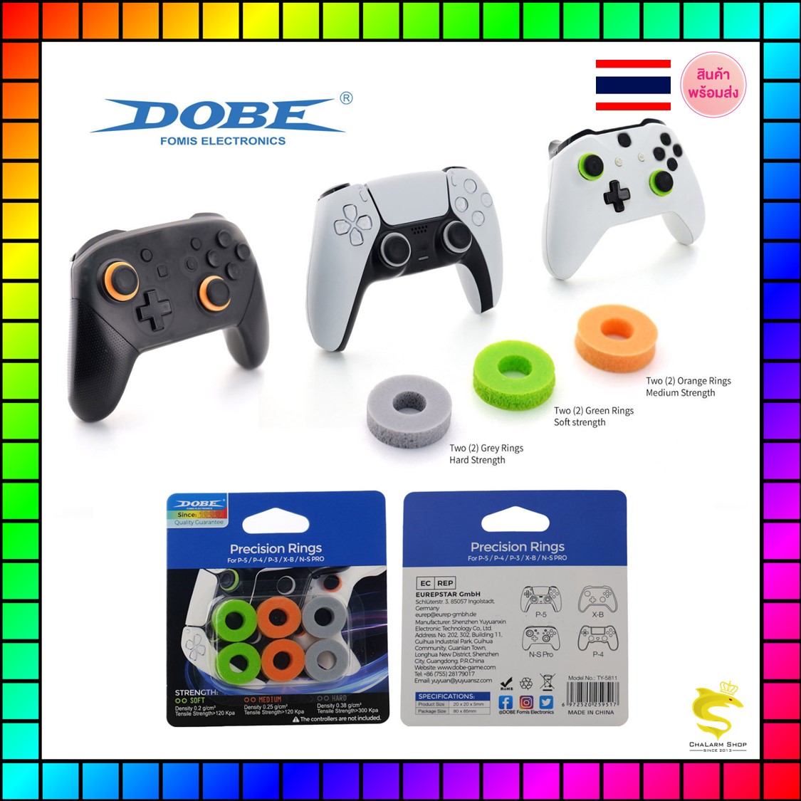 DOBE Precision Rings for PS4 PS5 XboxSeriesS/X JoyPro TY-5811