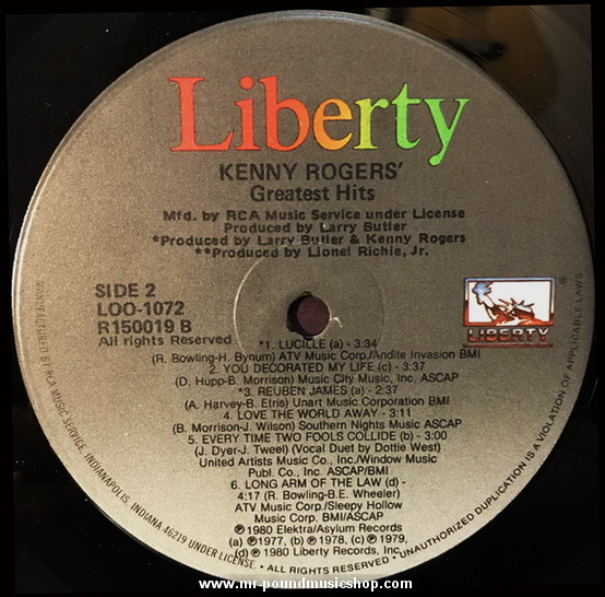 Kenny Rogers - Greatest Hits