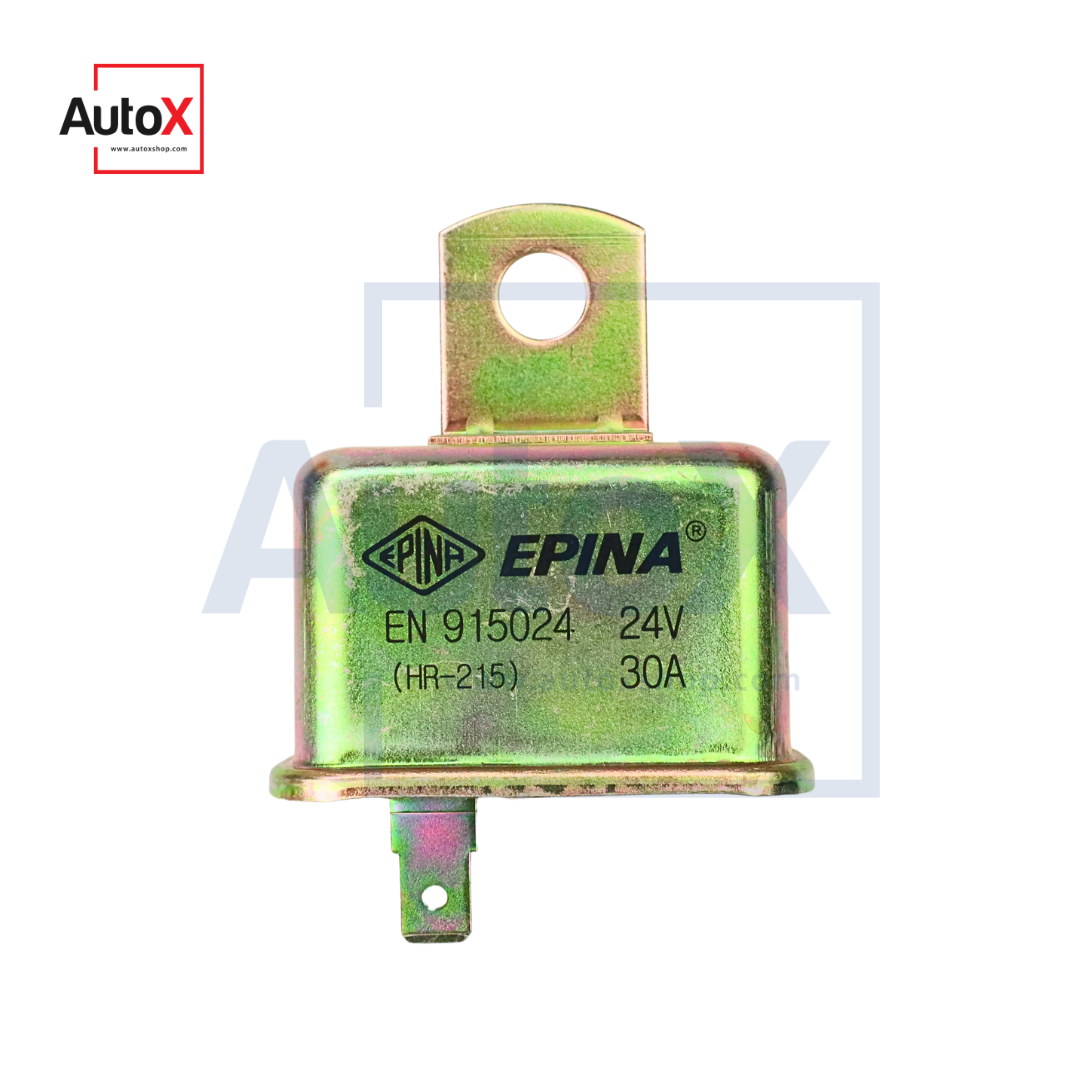 รีเลย์แตร 24V 30A EN915024 สีทอง 3ขา ยี่ห้อEPINA