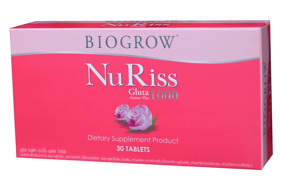 Biogrow NuRiss Gluta 1000 30 tablets