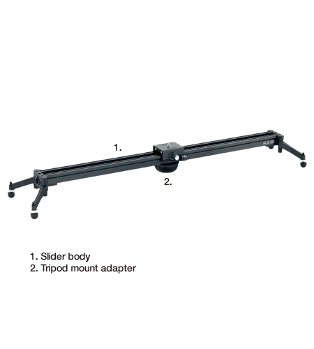 Libec ALX S8 KIT Head, Tripod, and Slider Kit ขาตั้งกล้องวิดีโอแบบมีรางสไลด์