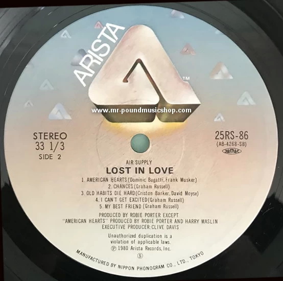 Air Supply - Lost in Love