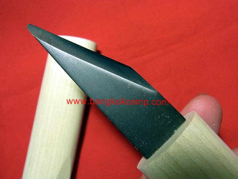 มีดคิริดาชิ (มีดญี่ปุ่น, มีดพกญี่ปุ่น) เหล็กคมมากๆ ด้าม+ฝักไม้ญี่ปุ่น Made in Japan ใหม่ แท้