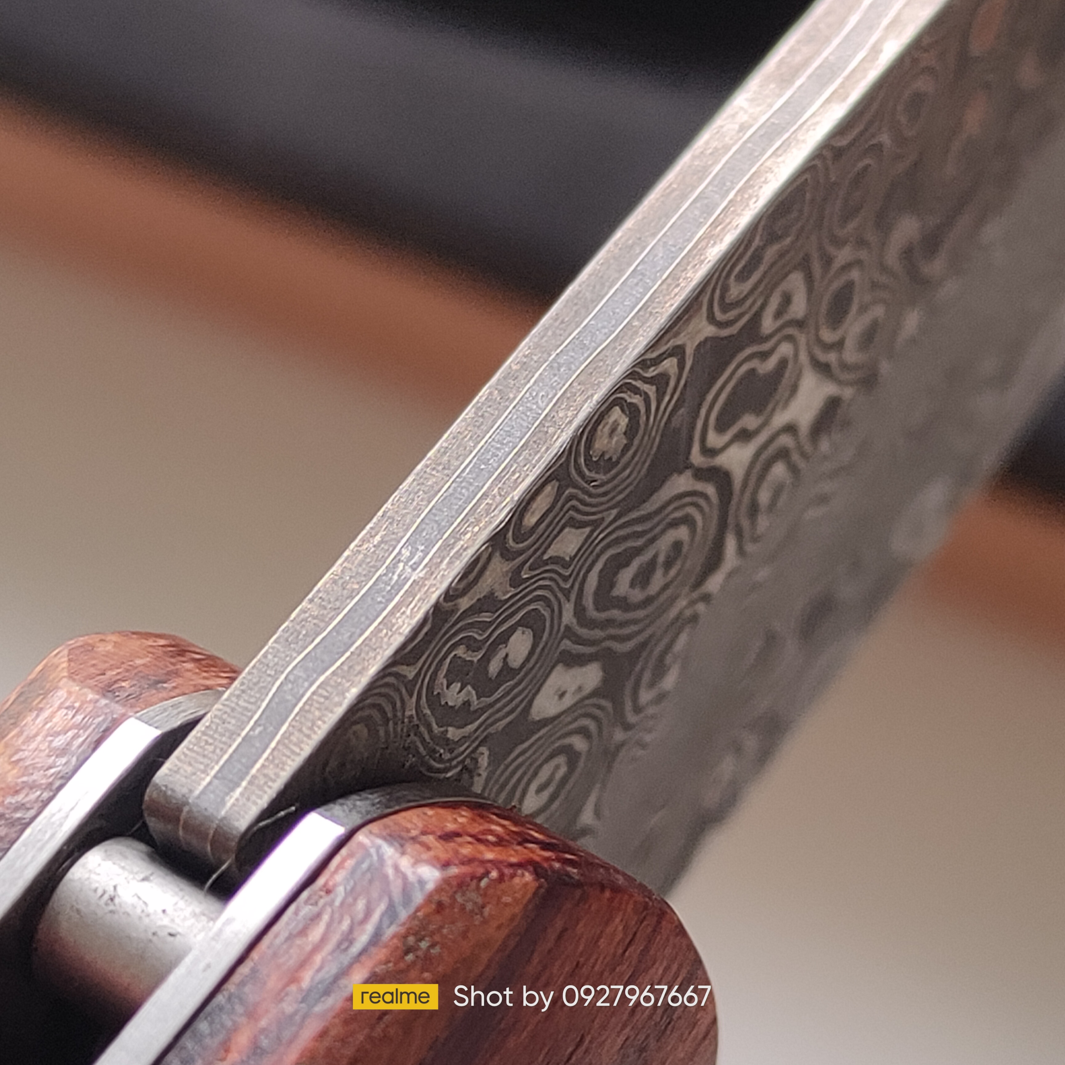 มีดพับ ดามัสกัส Damascus แท้