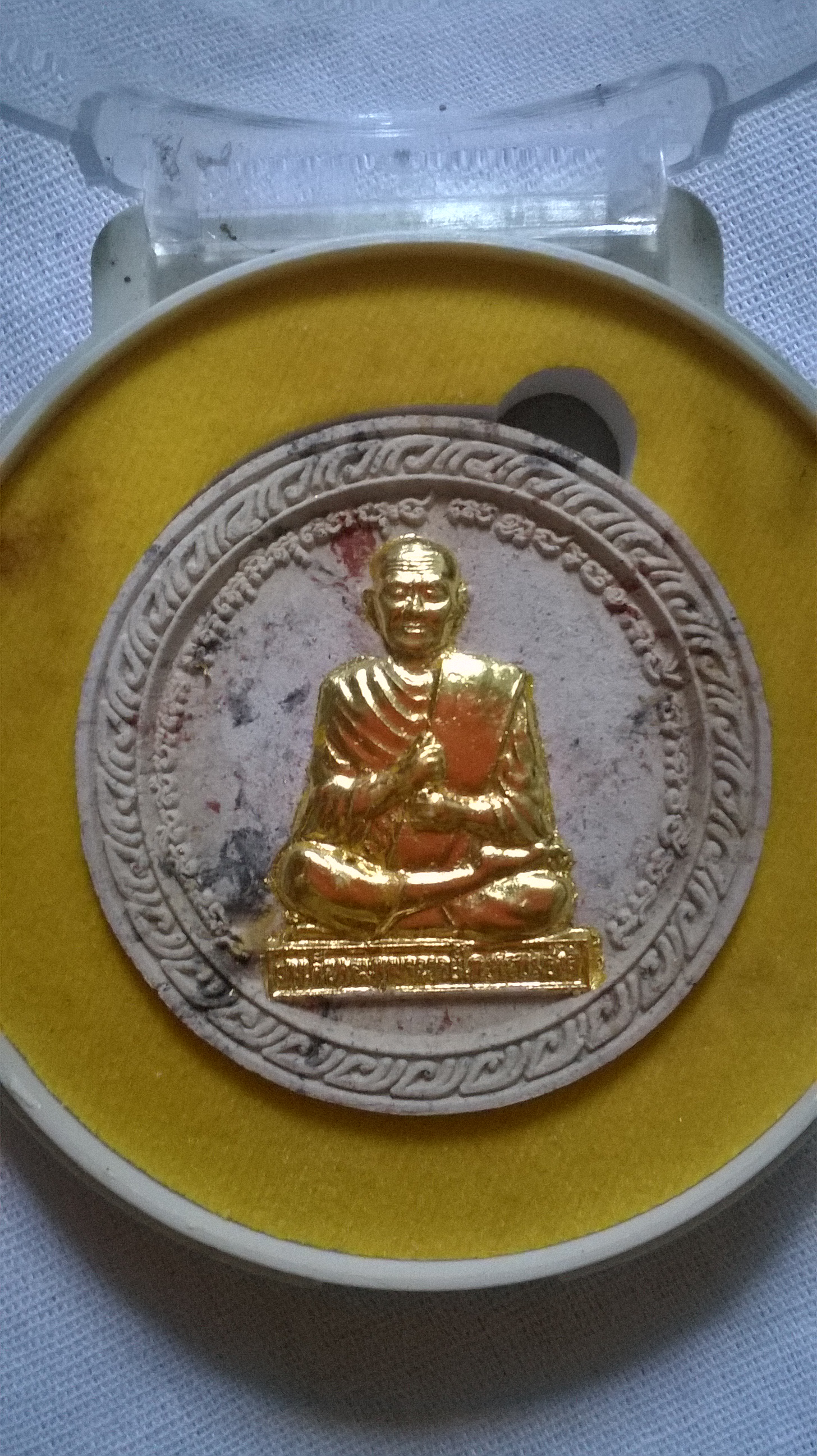 พระผงสมเด็จพุฒธาจารย์โตพรหมรังษีหลังพระอินทร์ทรงช้างเอราวัณ วัดศักดิ์