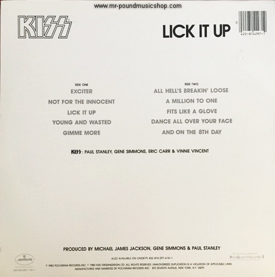 Kiss - Lick It Up