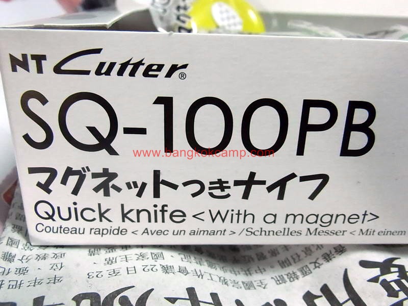 คัตเตอร์ญี่ปุ่น คมมากๆ Made in Japan ใหม่ แท้ (NT Cutter SQ-100PB) (สีเขียว)
