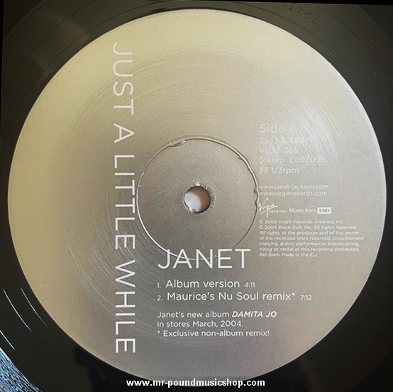 Janet Jackson - Just A Little While