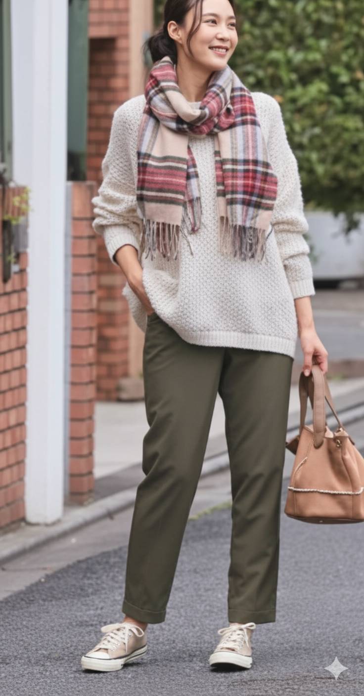 GU Women Heattech warm easy pants