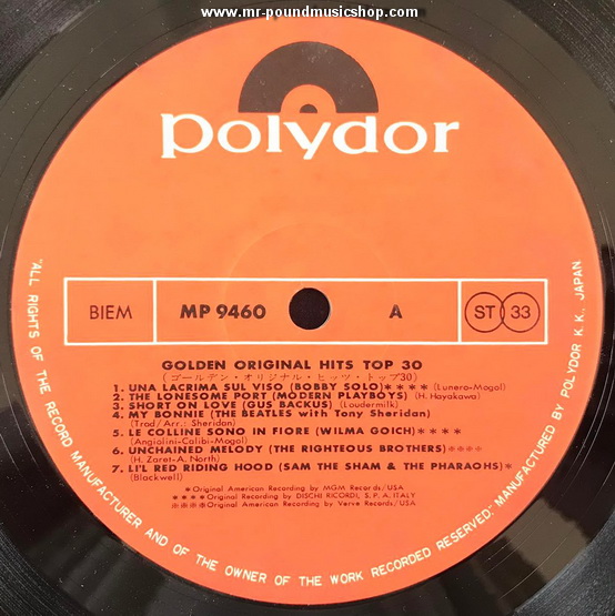 Various Artists - Golden Original Hits Top 30