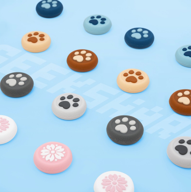 GeekShare ของแท้ ซิลิโคนอนาล็อก PS4 PS5 SwitchPro Xbox360 (กล่อง2คู่)