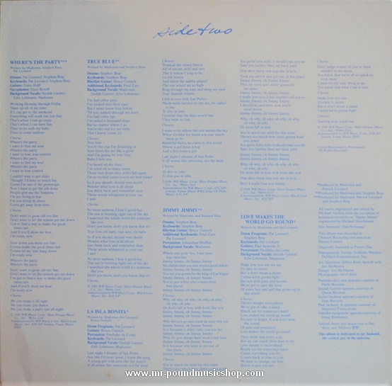 Madonna - True Blue