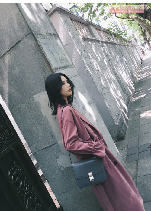 เสื้อโค้ท เน้นใส่คลุมสไตล์เกาหลี เหมาะกับอากาศไม่หนาวมาก 15 ขึ้นไป กำลังสวยจ้า งานตามแบบ