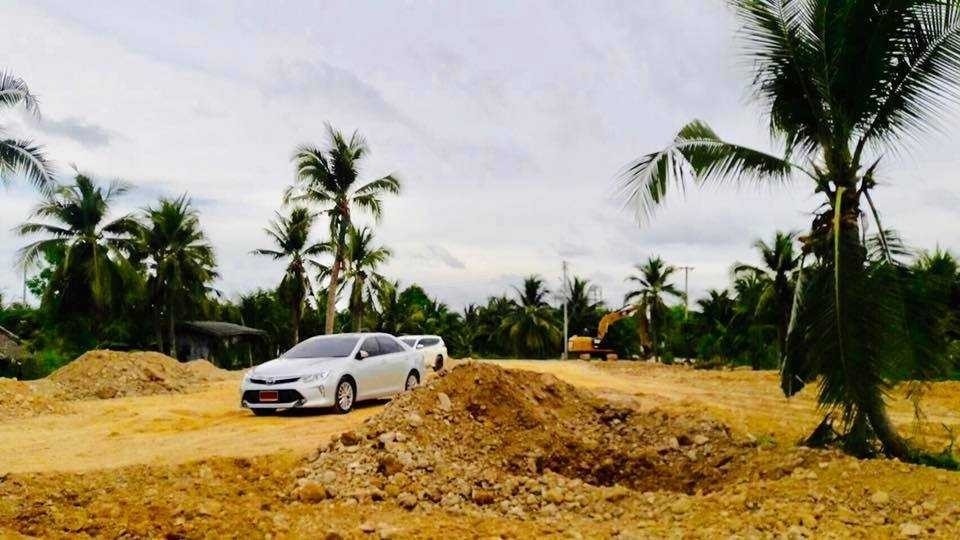 ขาย//ให้เช่า ที่ดินบ้านแพ้ว จ. สมุทรสาคร ติดคลองสวยถมแล้ว ติดคลอง ทำโกดัง เก็บสินค้า ร้านอาหาร ลานจอดรถ