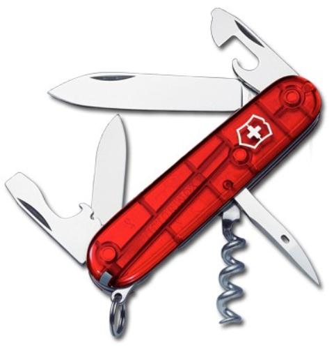 มีดพับอเนกประสงค์ Victorinox รุ่น SPARTAN Translucent RED​​(1.3603.T)​
