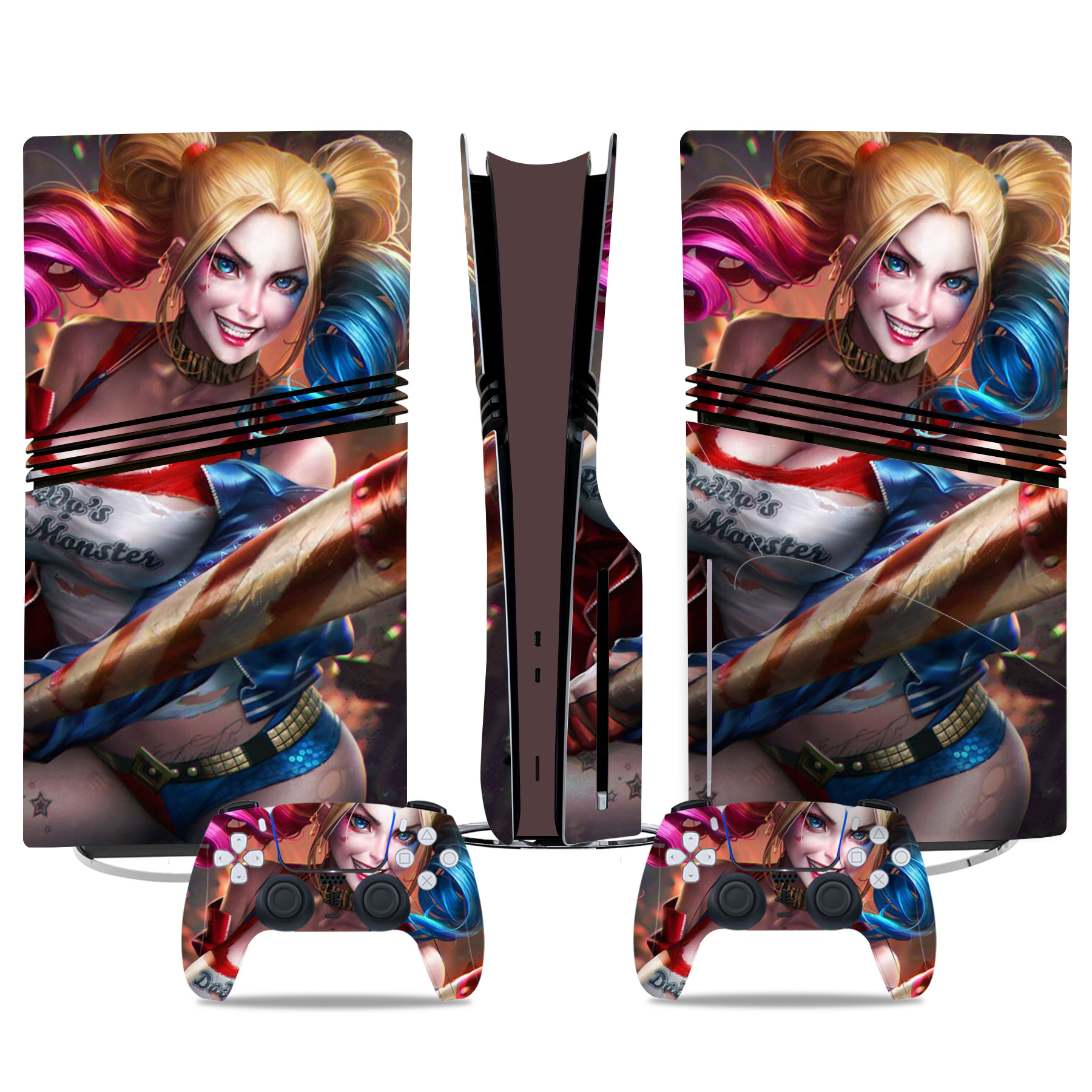 PS5 Pro (2024) รุ่นใส่แผ่น สติกเกอร์ติดเครือง+จอย ไวนิลไม่ทิ้งคราบกาว