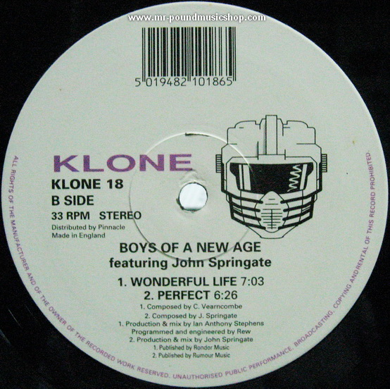 Boys of A New Age featuring John Springate - Wonderful Life