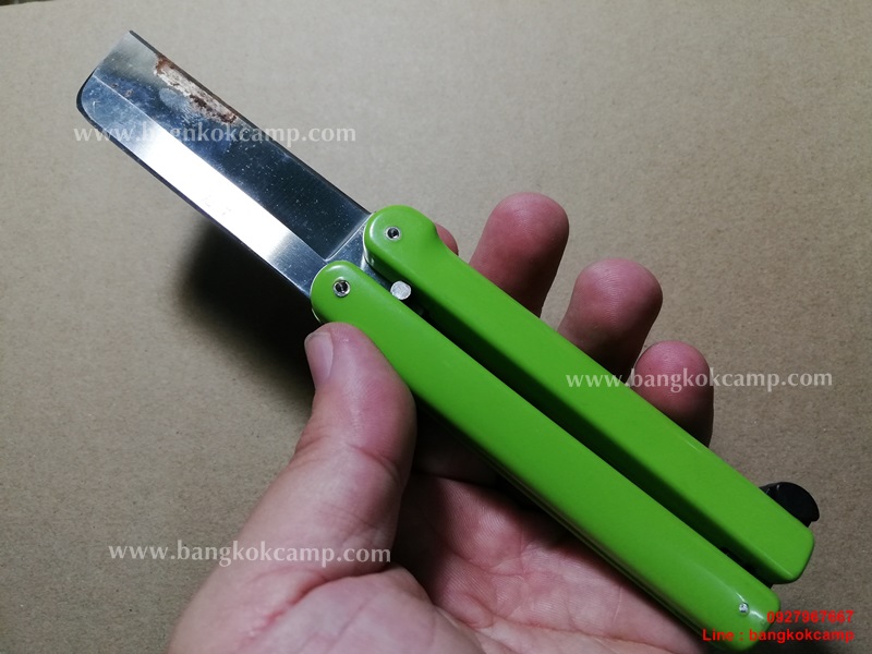 มีดญี่ปุ่น, มีดพับญี่ปุ่น รุ่นเก่า JAPAN ใหม่เก่าเก็บ (สีเขียว)