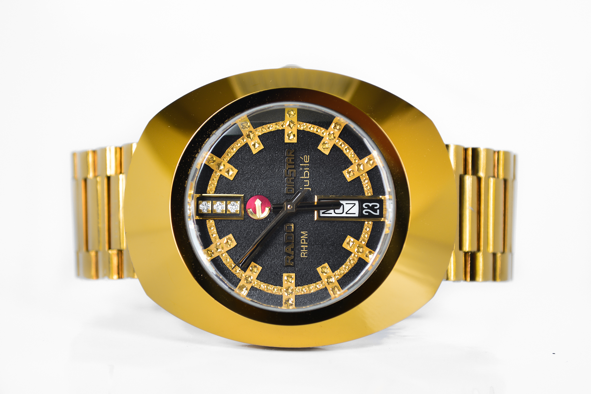 Rado Diastar Automatic Jubile ฝังเพชร 3เม็ด เรือนทอง