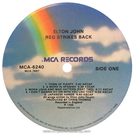 Elton John - Reg Strikes Back