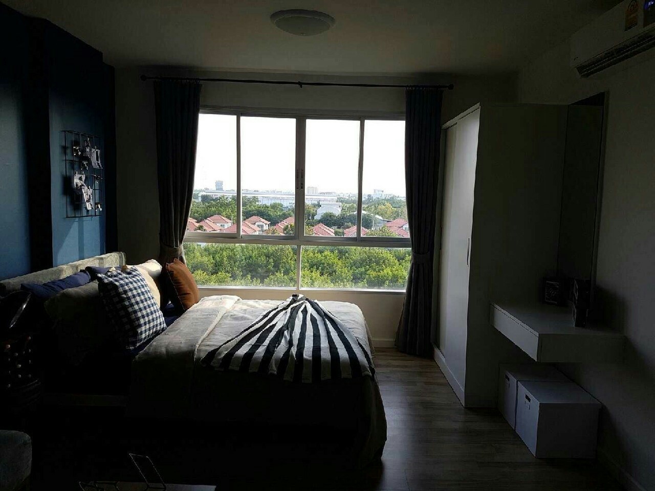 รหัสทรัพย์ 02172 ขาย / ให้เช่า คอนโด ดี คอนโด แคมปัส รีสอร์ท รังสิต D CONDO CAMPUS RESORT RANGSIT (เลขที่ 81/413 ) ขนาด 30.10 ตารางเมตร ตึก B ชั้น 7 ตกแต่งครบพร้อมอยู่