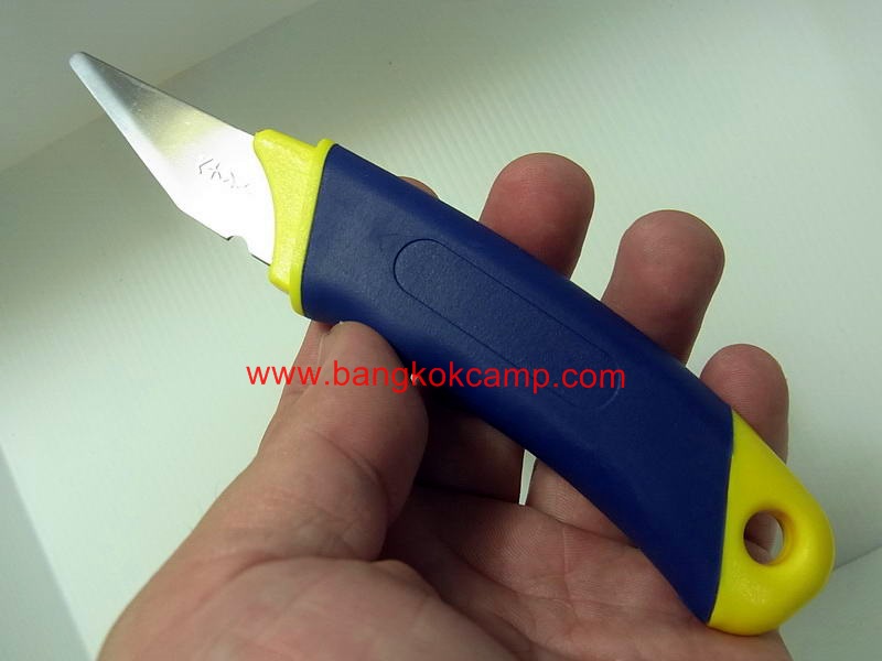 มีดคิริดาชิ มีดปอกสายไฟ(มีดญี่ปุ่น, มีดพกญี่ปุ่น) เหล็กคมมากๆ Made in Japan ใหม่ แท้