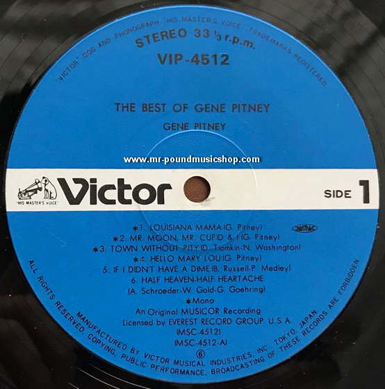 Gene Pitney -The Best Of Gene Pitney