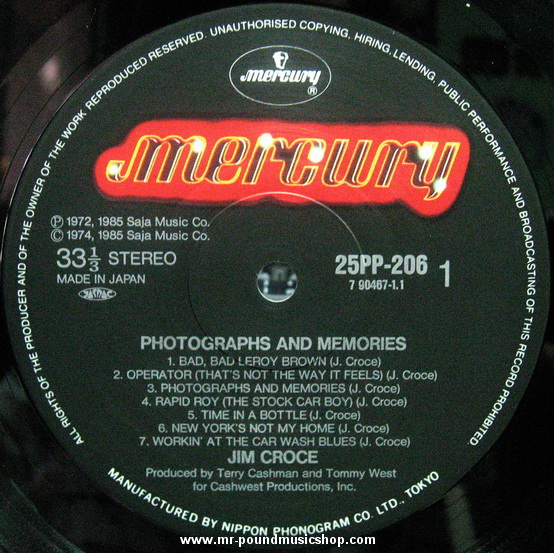 Jim Croce - Photographs & Memories: His Greatest Hits