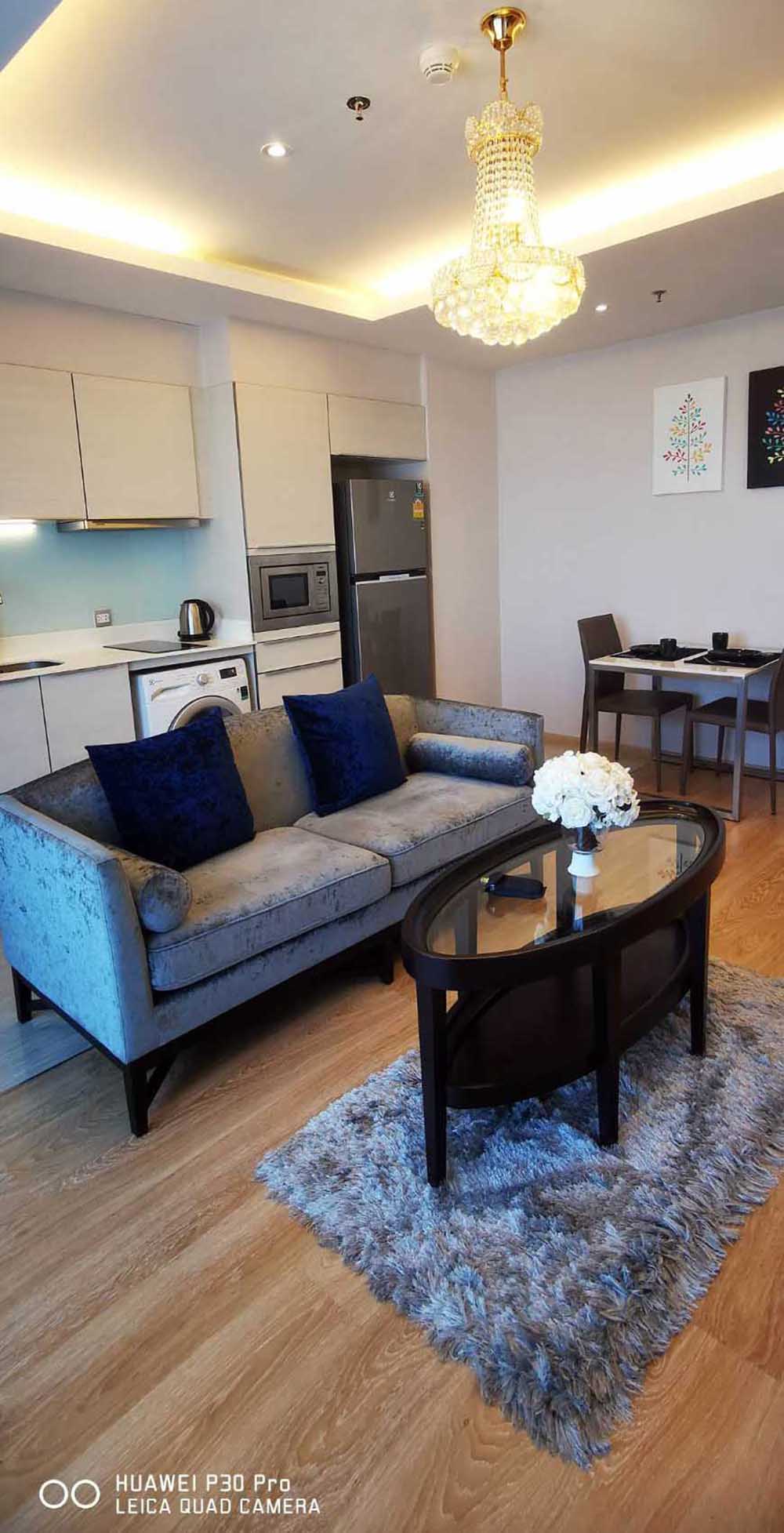 ให้เช่าคอนโด H Sukhumvit 43 : เอช สุขุมวิท 43 1 ห้องนอน 1 ห้องน้ำ ขนาด 48.5 ตรม ชั้น 15 ห้องมุม