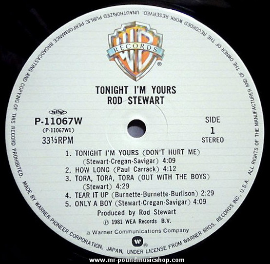Rod Stewart - Tonight I'm Yours