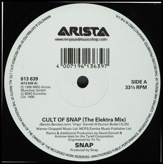 Snap! - Cult Of Snap (Remix! By Dave Dorrell)