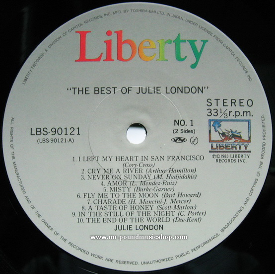 Julie London - The Best of Julie London